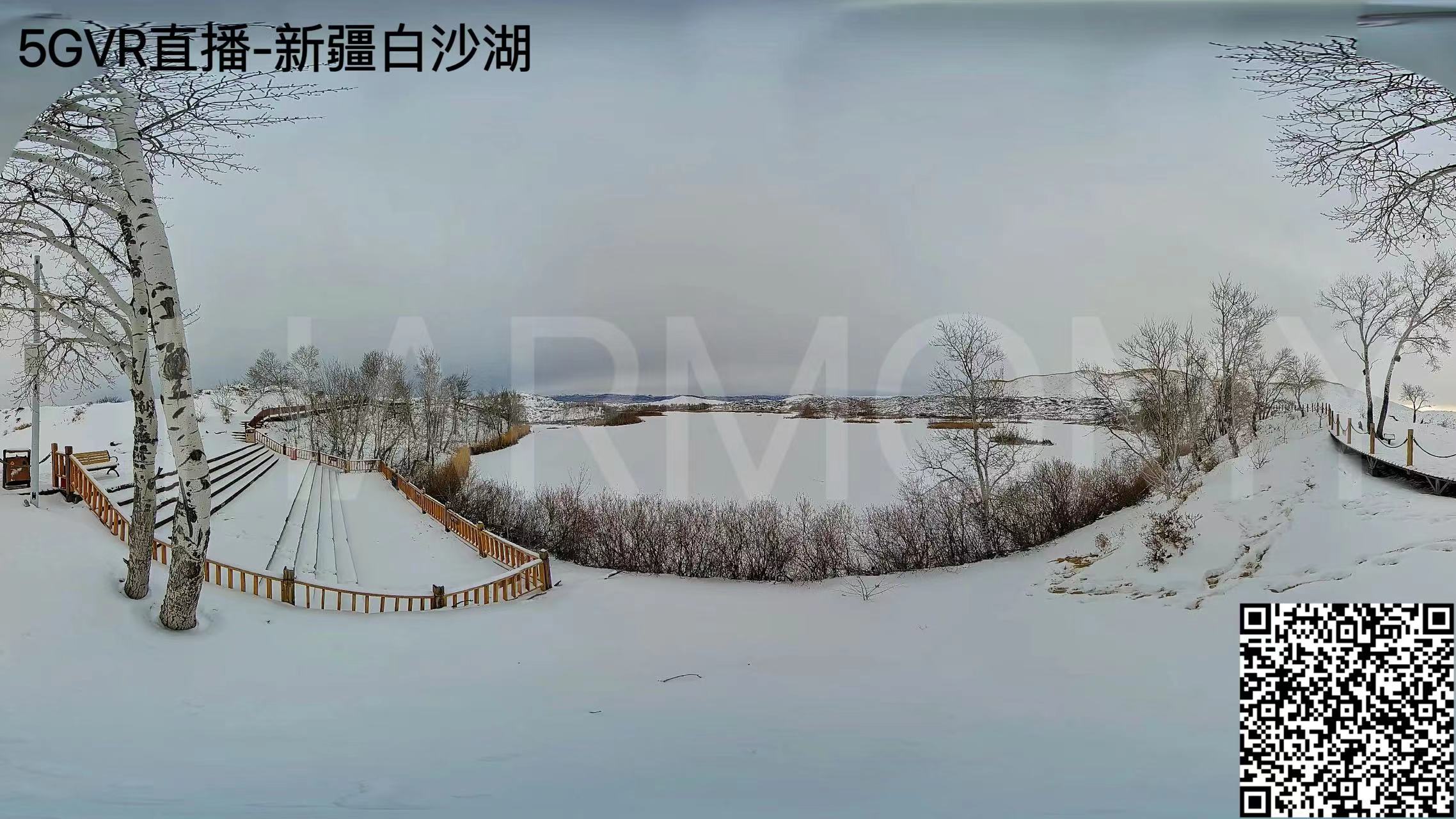 VR身臨其境帶您欣賞新疆白沙湖雪景