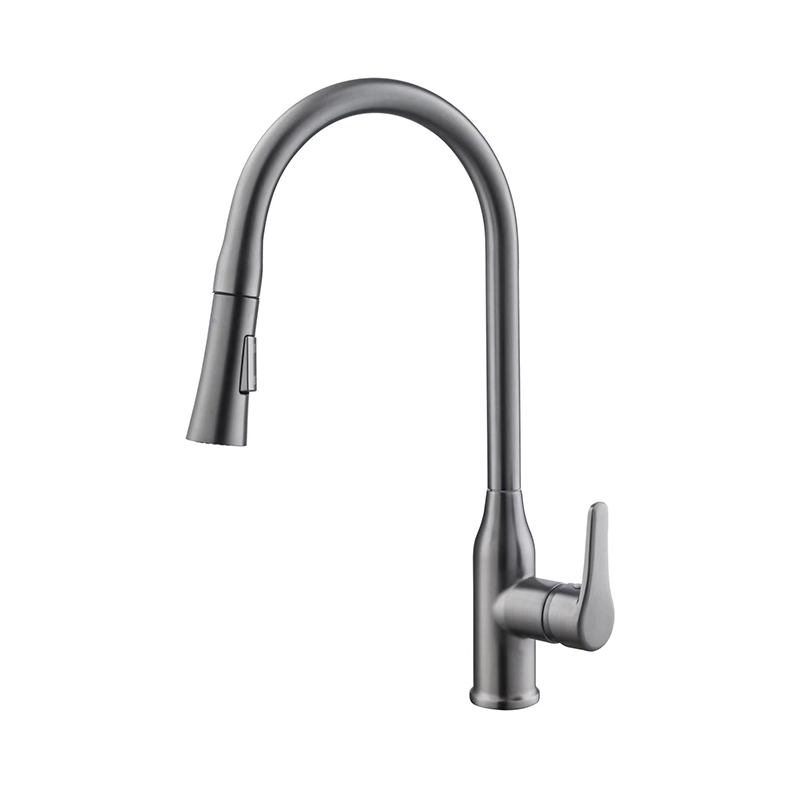 槍灰色廚房龍頭