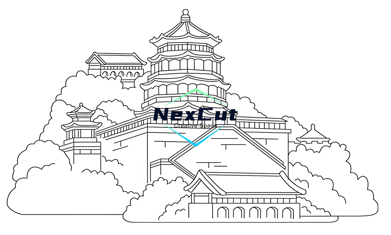 雕刻图-颐和园