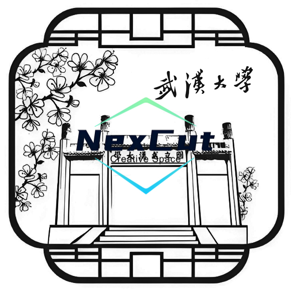雕刻图-武大校门