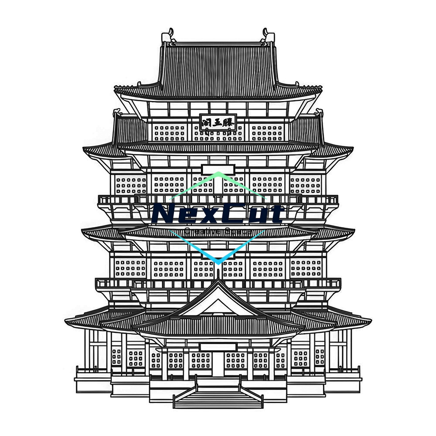 雕刻图-滕王阁