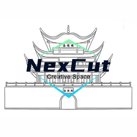 雕刻图-岳阳楼