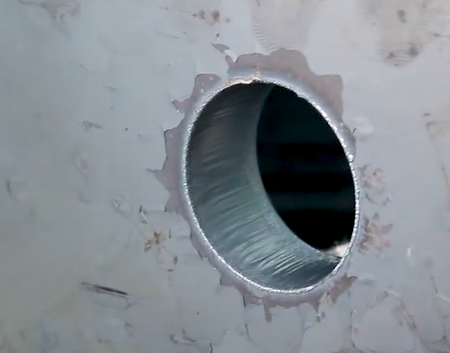 20mm碳钢切割演示