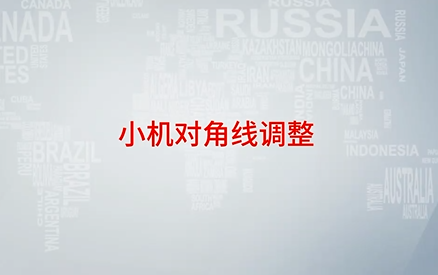 CO2激光機對角調整