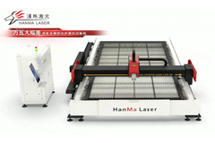 万瓦地轨式激光切割机