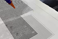 布料2mm圓孔打標