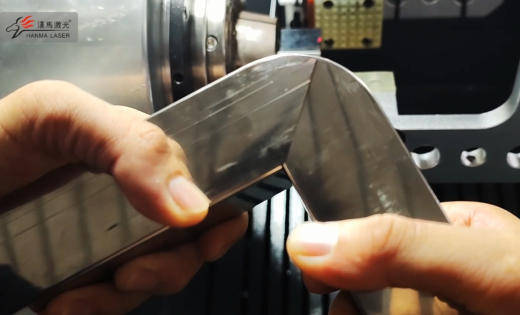 方管90°圆角切割展示