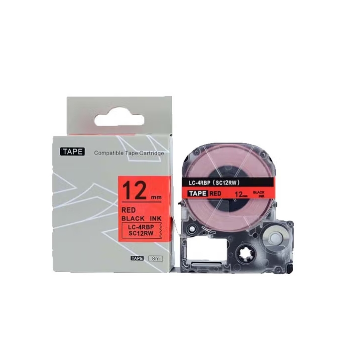 锦宫标签色带9/12/18/24mm宽红色