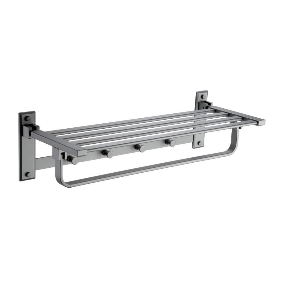 66366-9 活動浴巾架