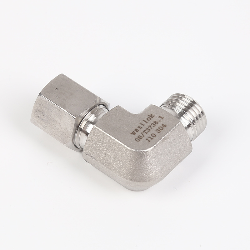 卡套式直角管接头