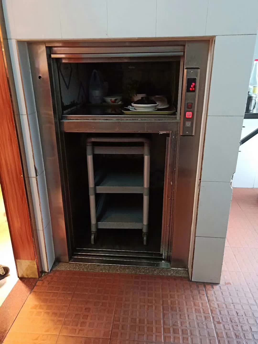 地平推车式传菜梯