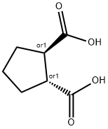 trans-DL-1,2-Cyclopentanedicarboxylic acid CAS:1461-97-8