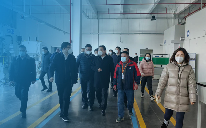 市政领导莅临诚业德视察指导工作