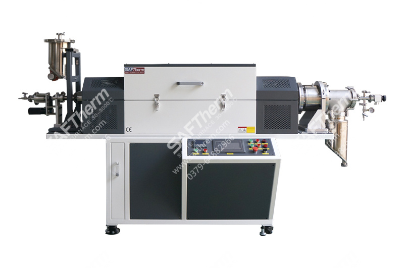 真空连续加料回转管式炉