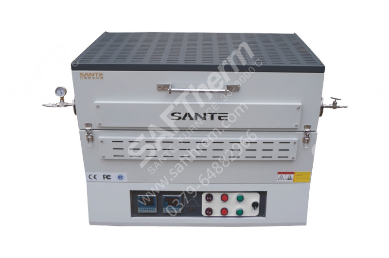 1400℃双温区管式炉