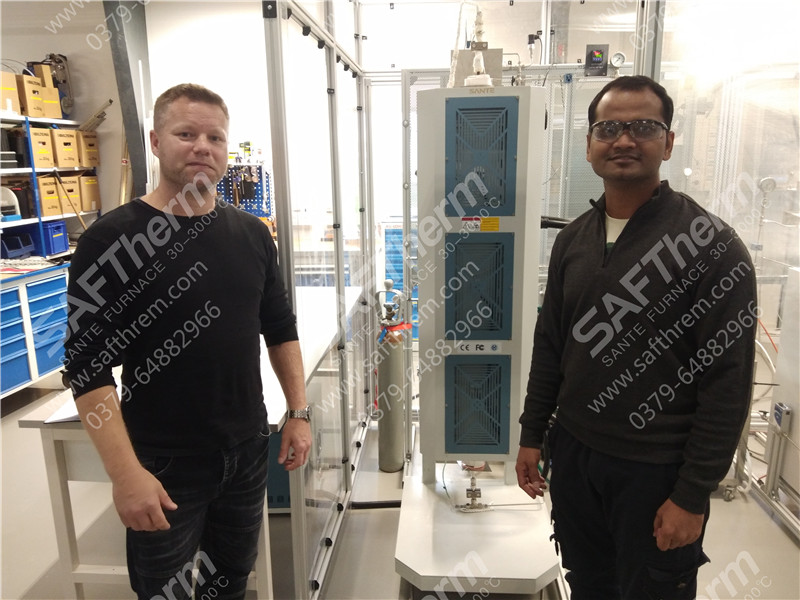 丹麦技术大学订购三温区立式管式炉