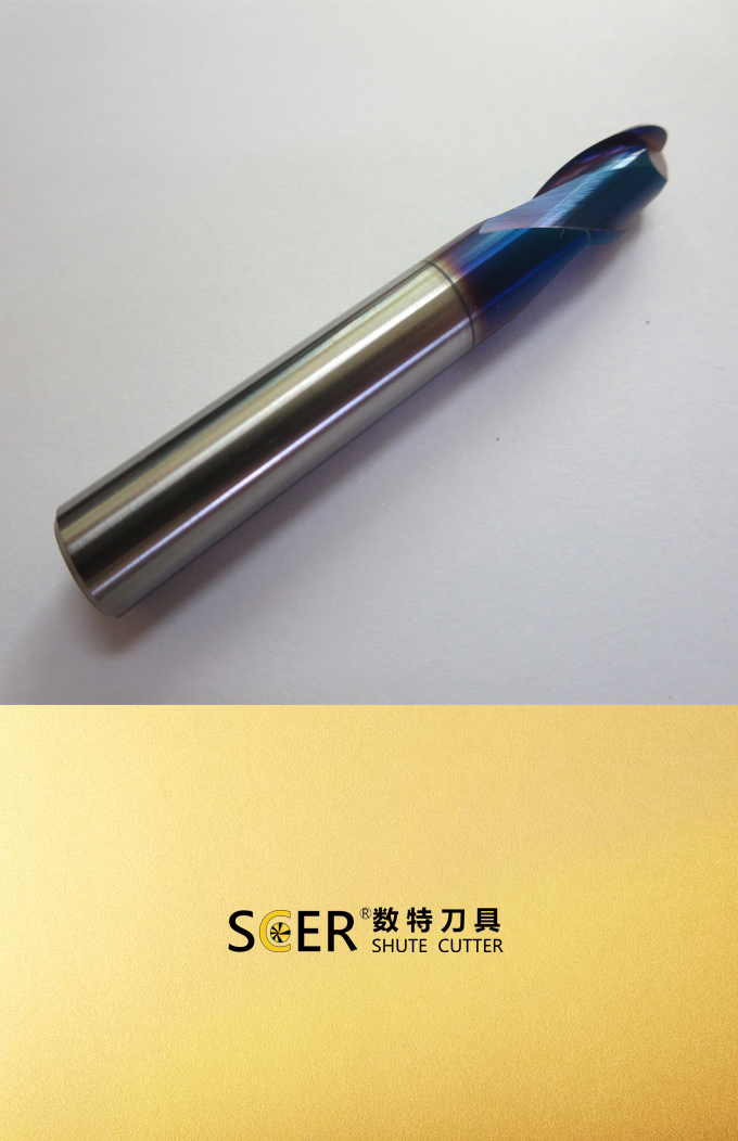 銑削刀具 鎢鋼銑刀、加工高硬鋼HRC50-70、難加工材料 HM500球刀