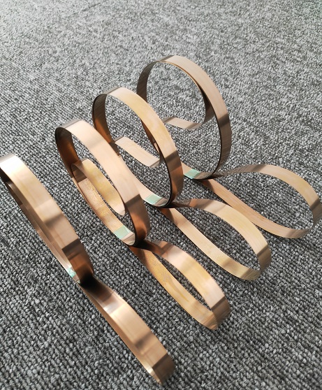 金色涂层钢带