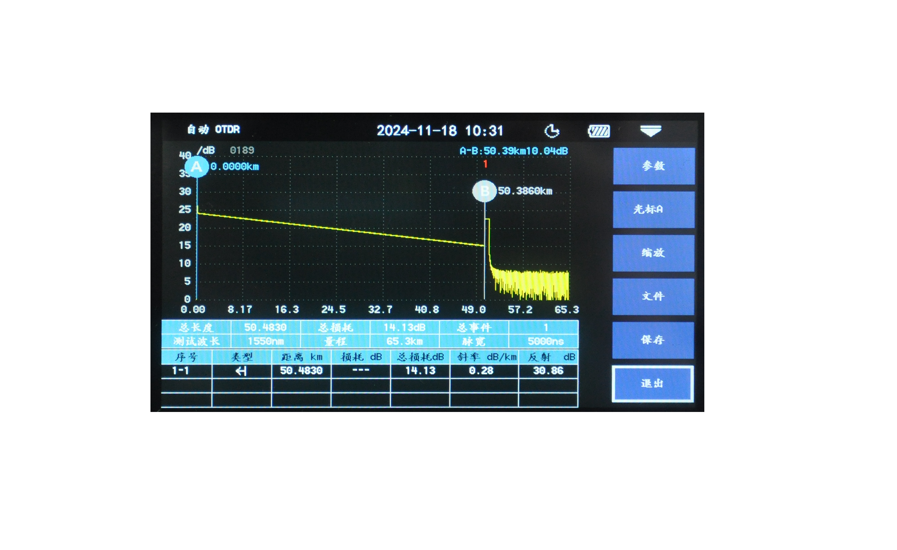 JW3302K OTDR 光时域反射仪