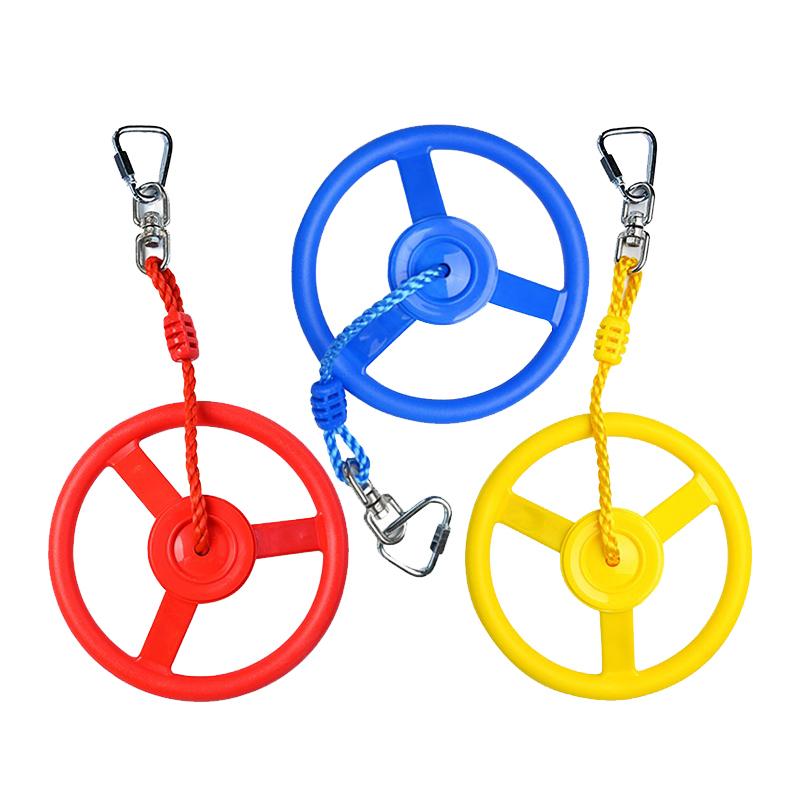 方向盘配短绳加三角扣