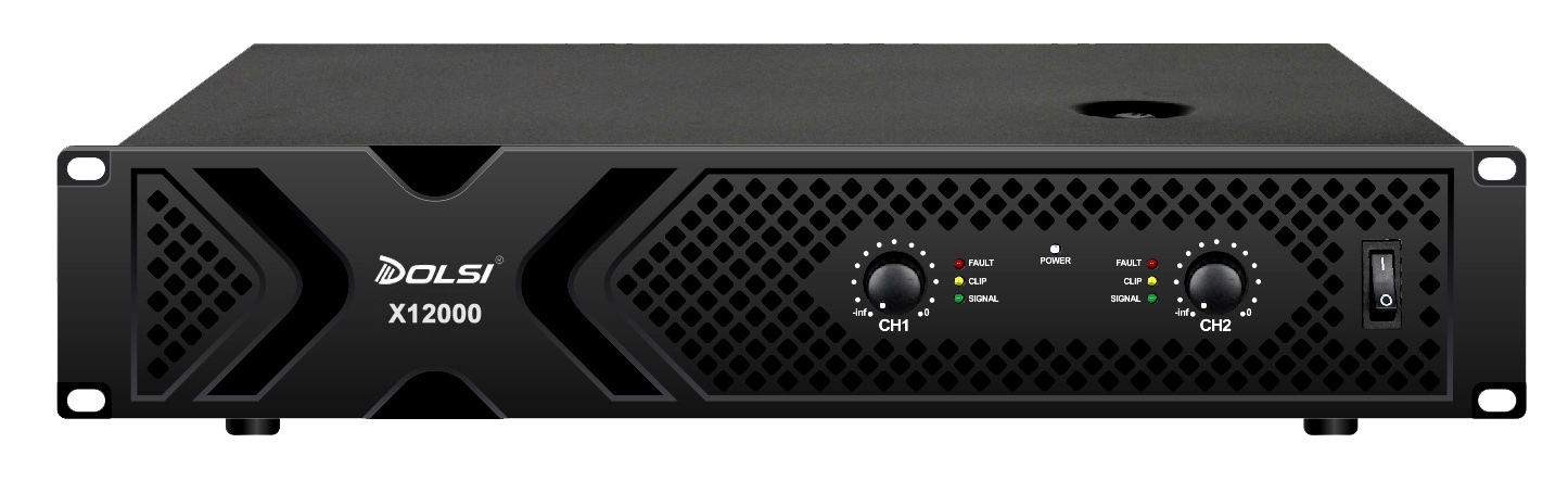 X Series 2 Channel Class-H 400-1200W 8 ohm Power Amplifier