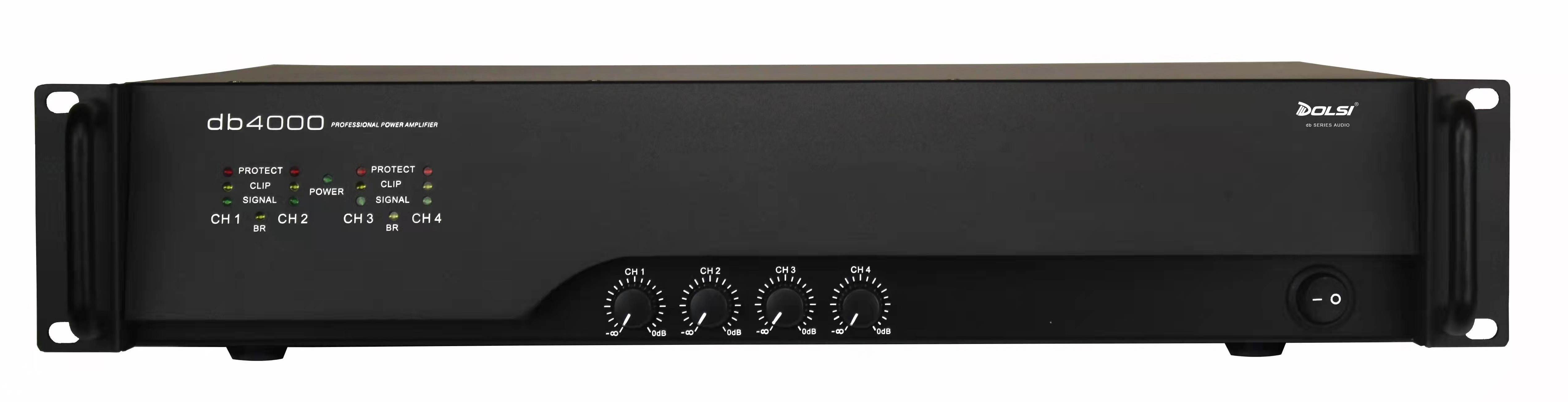 Digital-Analog Combined 4 channel Amplifier