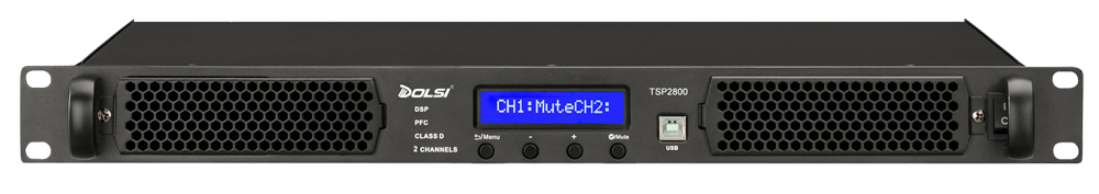 DSP digital power amplifier 2 channel
