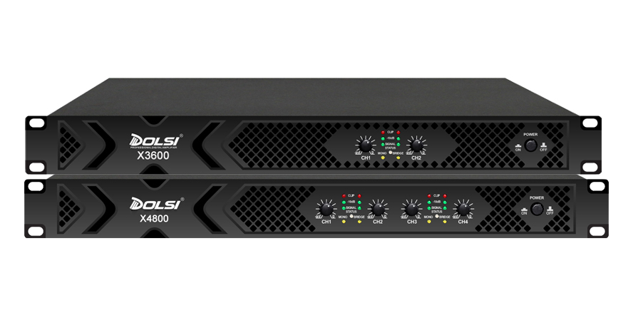 X3600-4800 2-4 channel Class D High Stablility Digital Power Amplifier