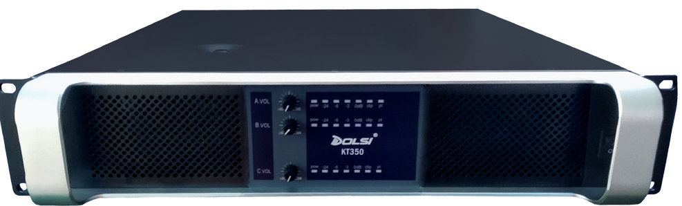 KT Series 3 Channel Class H  Power Amplifier