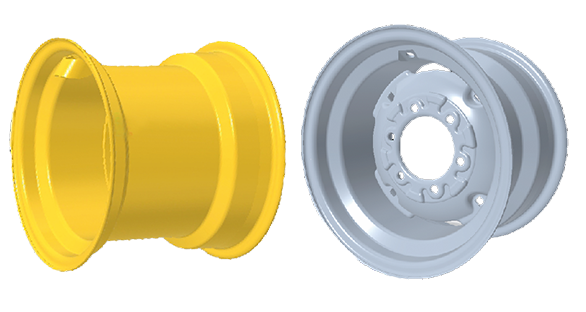 工程机常用轮辋