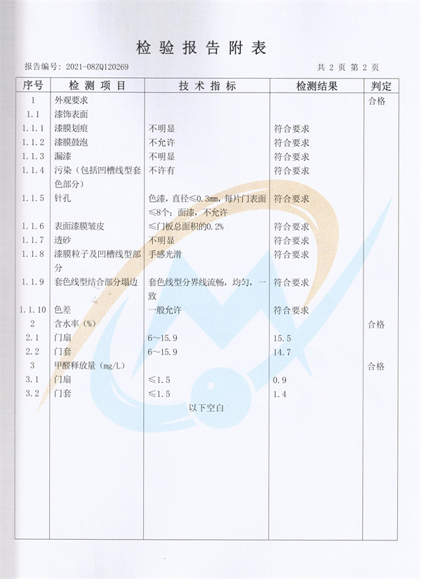 咏木缘品牌质检报告