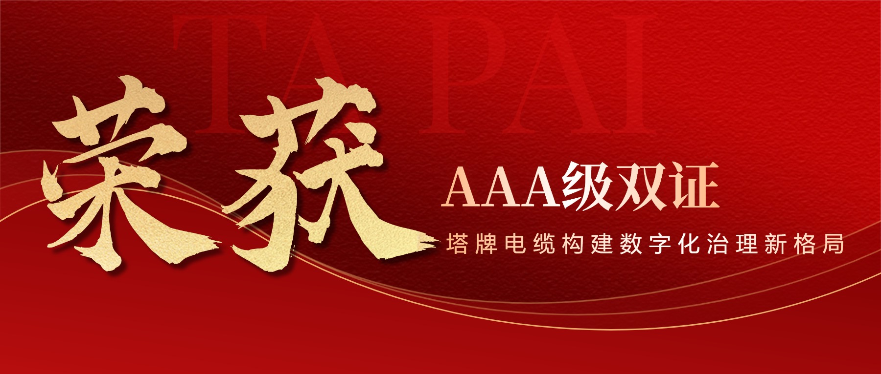 荣获AAA级双证，塔牌电缆构建数字化治理新格局