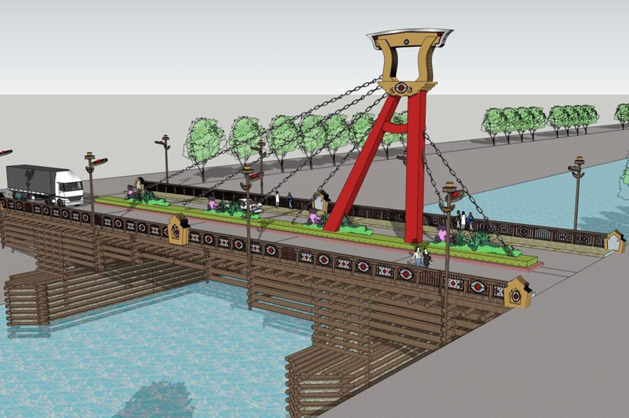 白玉縣民族手工藝大橋