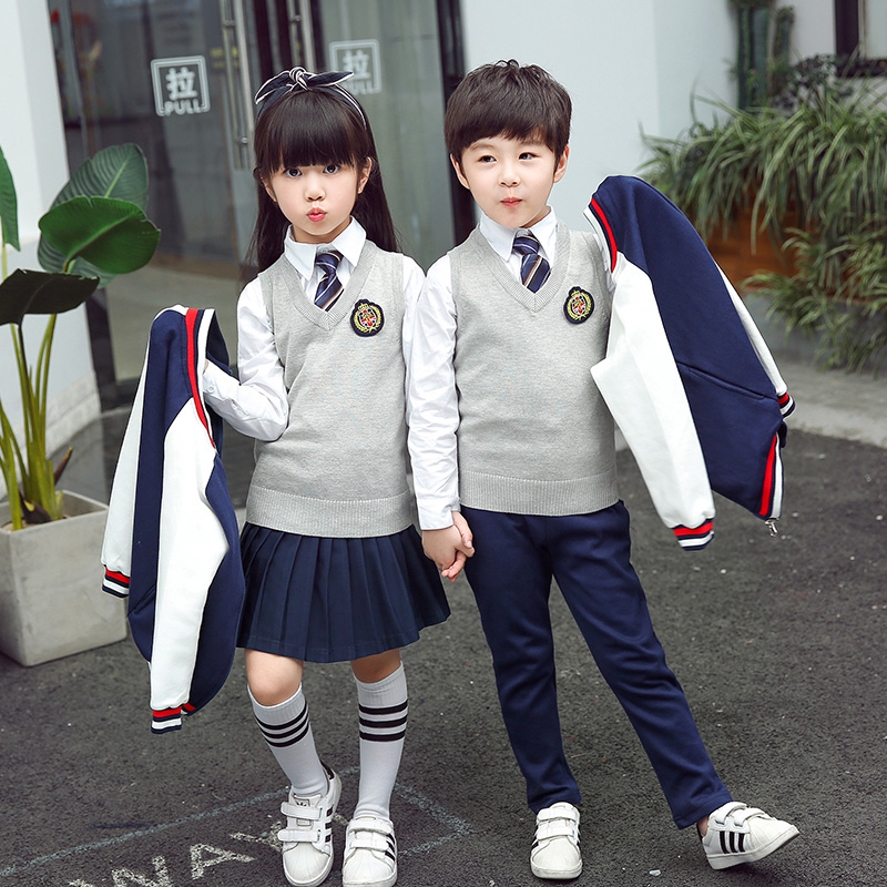 KTXF007 ​英伦学院风拼色校服