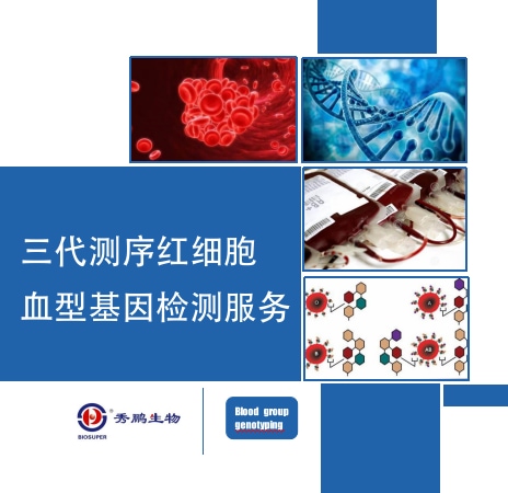 三代测序红细胞血型基因检测服务
