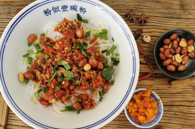 辣椒炒肉末粉