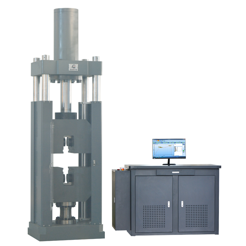 WAW-1000DP微机电液伺服**试验机（平推夹具）