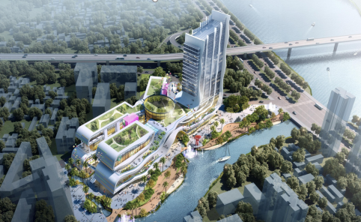 海南海口市长堤路再生水厂