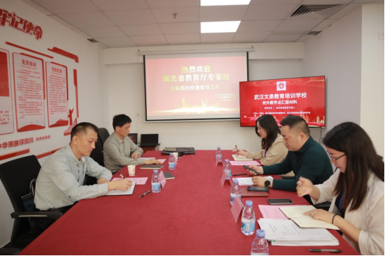 湖北省教育厅专家组莅临我校检查指导工作