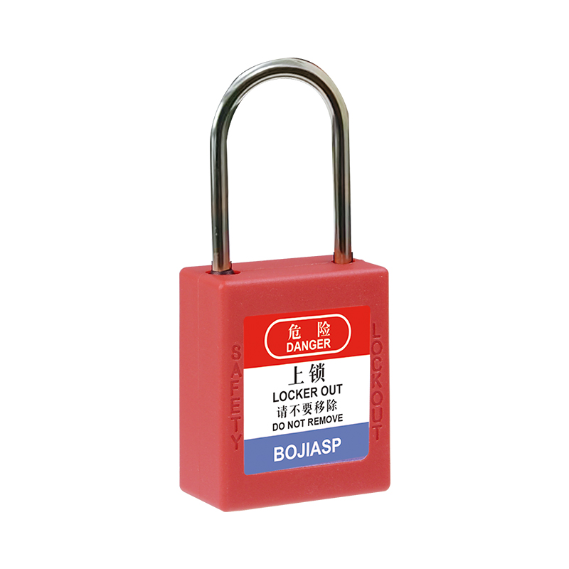 BJ38STX-1 直邊鎖殼工程安全掛鎖 鎖梁直徑4mm