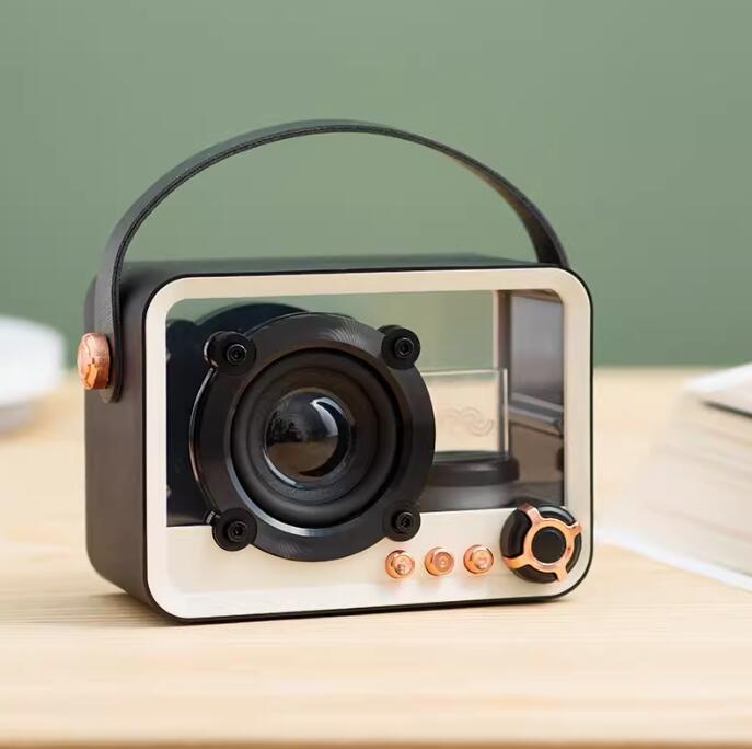 imu幻响黑晶复古蓝牙音箱