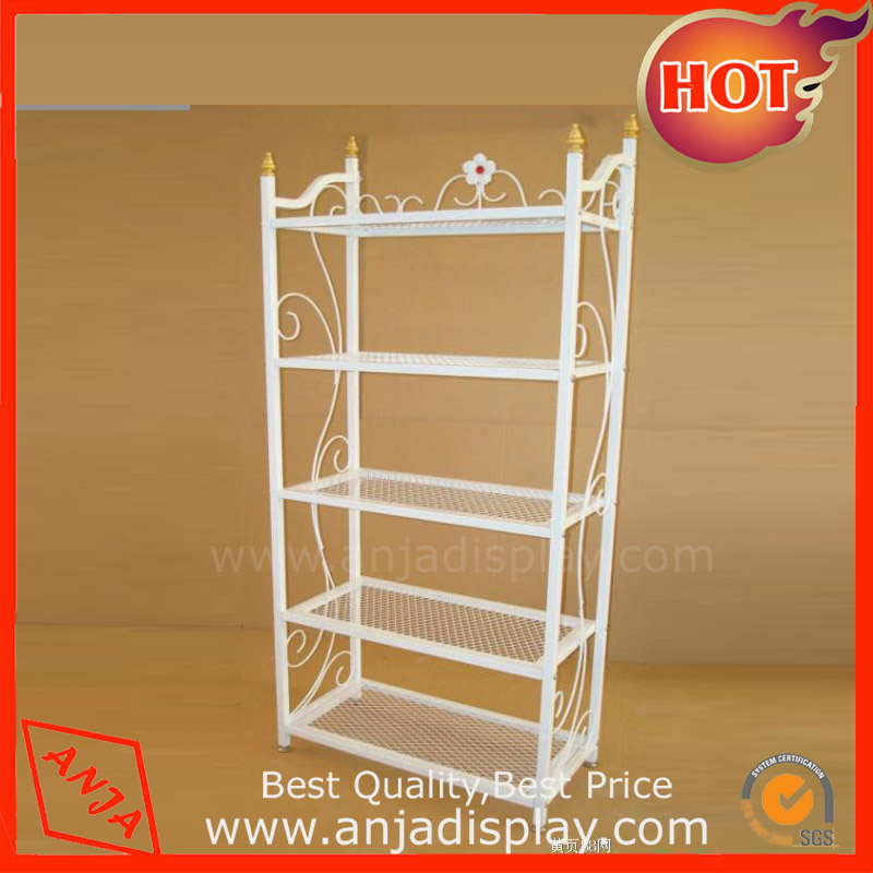 Metal display shelf