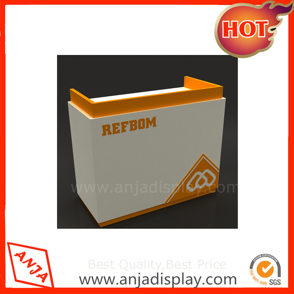 Wooden display counter