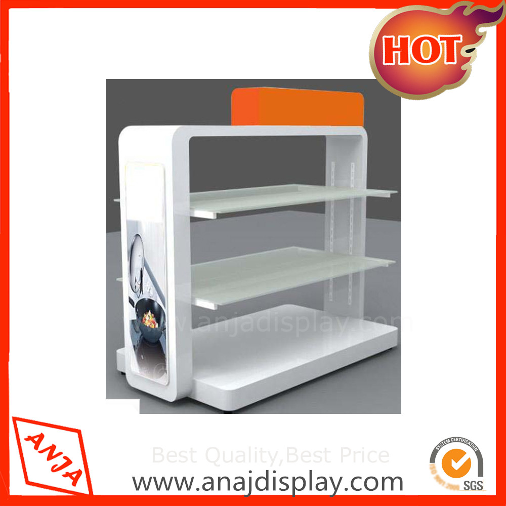 Wooden display shelf