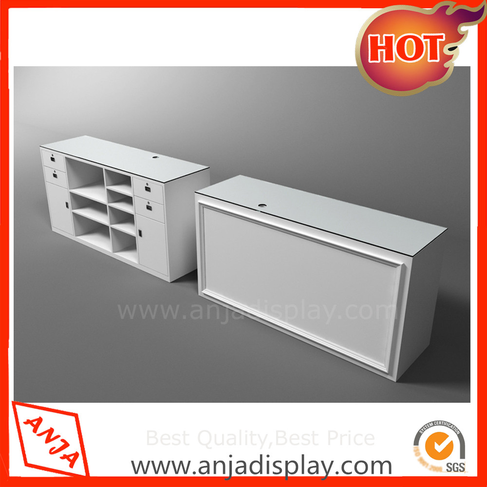 Wooden display counter