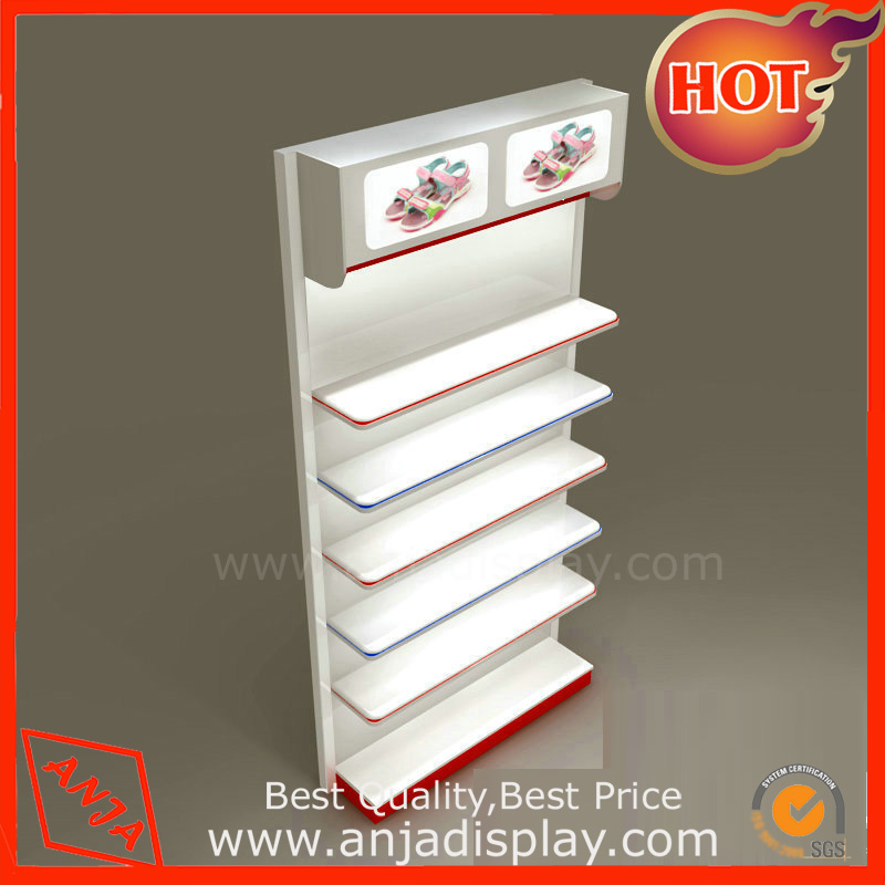 Wooden display shelf