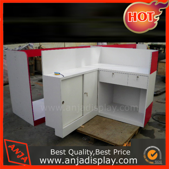 Wooden display counter 