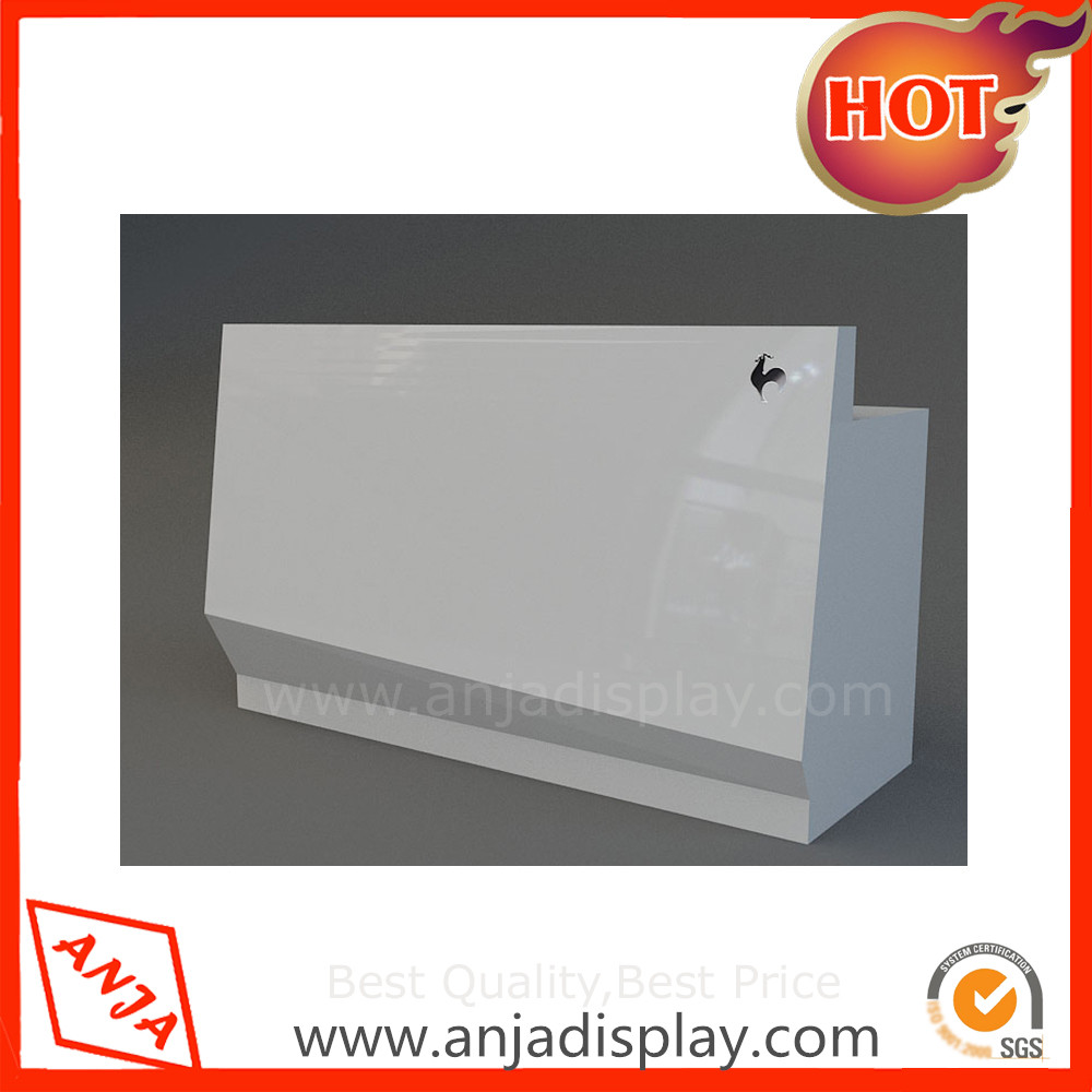 Wooden display counter