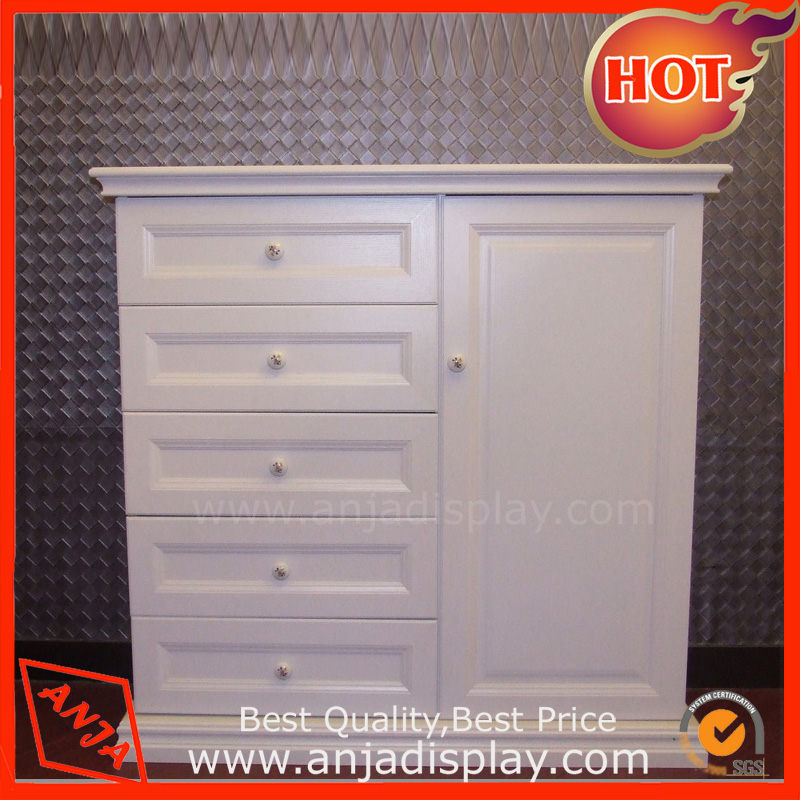 Wooden display counter