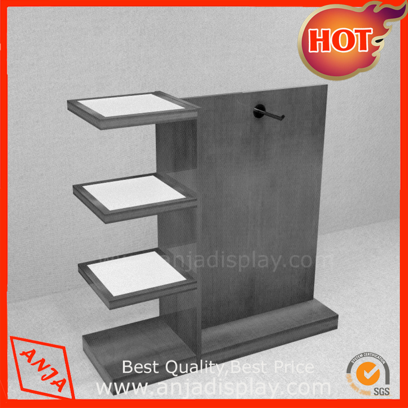 Wooden display shelf